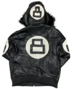 8 Ball Pool Robert Phillipe Black Leather Jacket