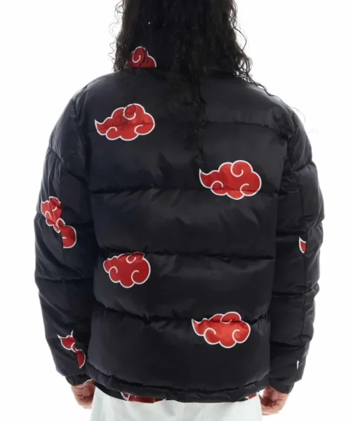 Naruto Akatsuki Black Puffer Jacket