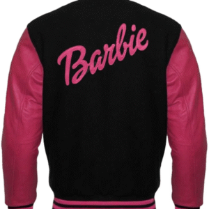 Barbie Black and Pink Varsity Jacket