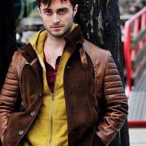 Ig Perrish Horns Brown Leather Jacket