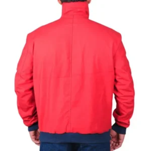 Baywatch David Hasselhoff Red Bomber Jacket
