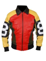 Seinfeld David Puddy 8 Ball Leather Jacket