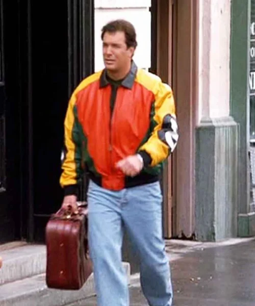 David Puddy Seinfeld 8 Ball Leather Jacket