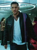 Eddie Brock Venom Black Leather Jacket