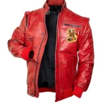 Johnny Lawrence Cobra Kai Red Leather Jacket