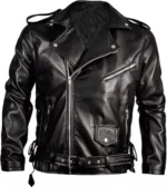 Fallout 4 Atom Cats Black Leather Jacket
