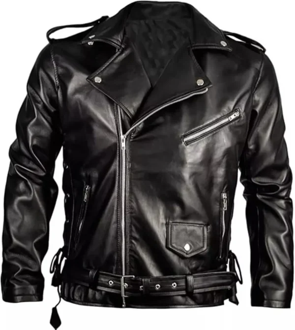 Fallout 4 Atom Cats Black Leather Jacket