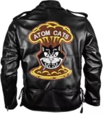 Atom Cats Black Fallout 4 Leather Jacket