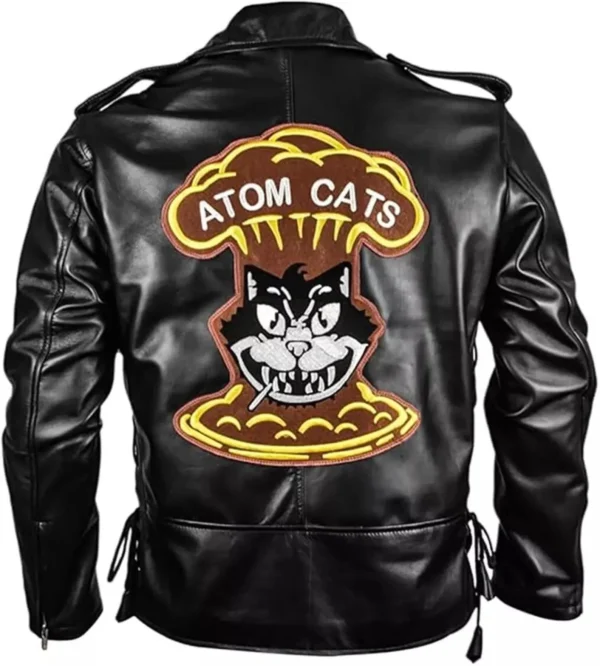 Atom Cats Black Fallout 4 Leather Jacket