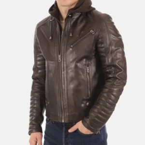 Men’s Kirill Brown Genuine Leather Jacket