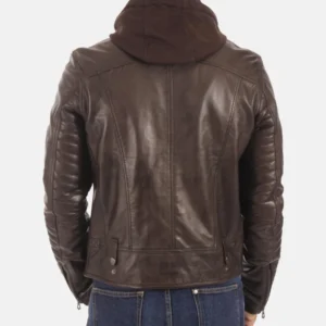 Kirill Brown Motorcycle Leather Jacket