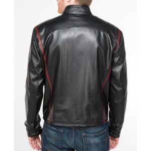 Black N7 Cafe Racer Unisex Leather Jacket