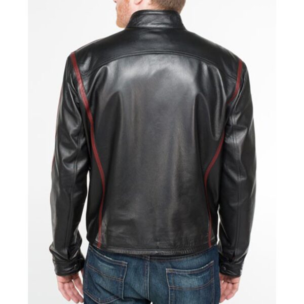 Black N7 Cafe Racer Unisex Leather Jacket