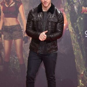 Nick Jonas Jumanji 3 Premier Leather Jacket