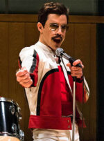 Freddie Mercury Bohemian Rhapsody White Leather Jacket