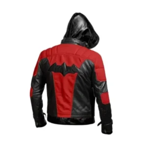 Arkham Batman Black Leather Jacket