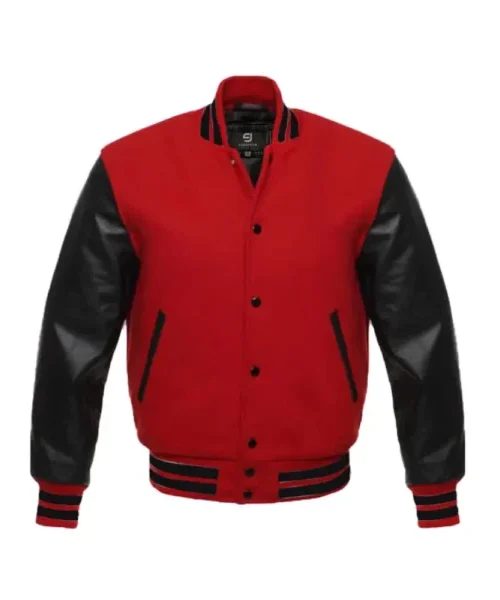 Valentine Couples Red Bomber Jacket