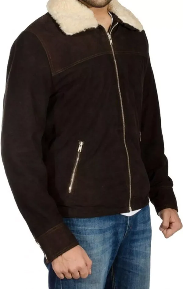 Andrew Lincoln Brown The Walking Dead Leather Jacket