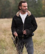 Rick Grimes The Walking Dead Brown Leather Jacket