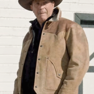 Jhon Dutton Yellow Stone Suede Leather Jacket