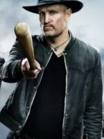 Tallahassee Zombieland Black Leather Jacket