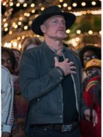Woody Harrelson Black Zombieland Leather Jacket