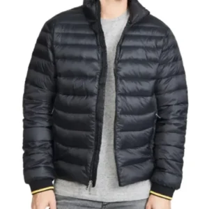Ted Lasso Colin Hughes Black Puffer Jacket