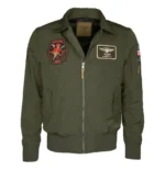 Tom Cruise Top Gun Green Aviator Jacket