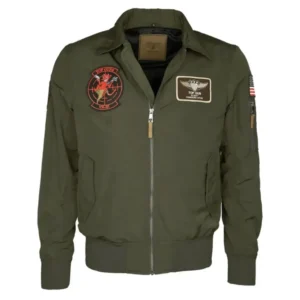 Tom Cruise Top Gun Green Aviator Jacket