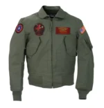 Tom Cruise Top Gun Maverick Green Jacket