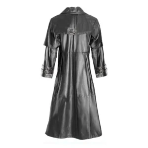 Van Helsing Hugh Jackman Black Leather Trench Coat