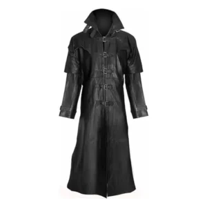 Van Helsing Steampunk Gothic Leather Trench Coat