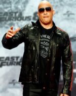 Vin Diesel Fast & Furious 8 Black Leather Jacket