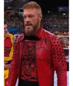 WWE Edge Red Leather Jacket
