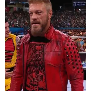 WWE Edge Red Leather Jacket