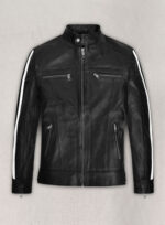 Resident Evil Vendetta Leon Kennedy Black Leather Jacket