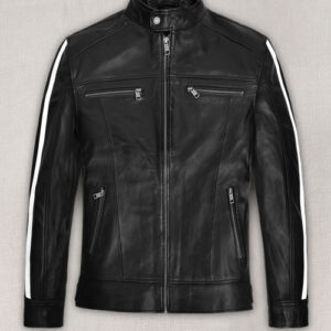 Resident Evil Vendetta Leon Kennedy Black Leather Jacket