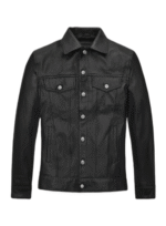 Jeff Goldblum Jurassic World Black Leather Jacket