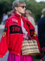 Unisex Ferrari 90’s Red F1 Racing Jacket