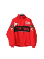 Ferrari F1 90’s Red Bomber Jacket