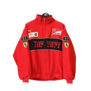 Ferrari F1 90’s Red Bomber Jacket