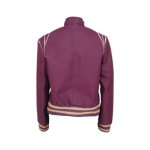 Glow Ruth Wilder Purple Leather Jacket