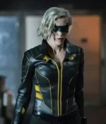 Laurel Lance Arrow Season 8 Black Leather Jacket
