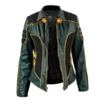 Arrow Season 8 Laurel Lance Black Leather Jacket