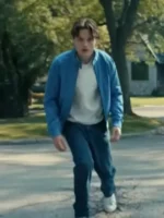 Sam Riordan Gen V 2025 Asa Germann blue cotton jacket