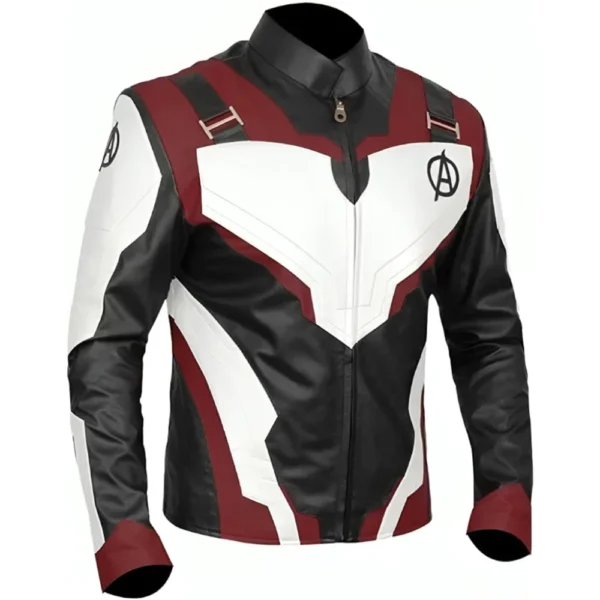 Endgame white Avengers leather jacket