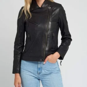 Black Leather Jacket For Women