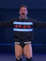 CM Punk black WWE Night of Champions 2025 jacket