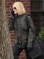 Uma Thurman black Dexter Resurrection cotton jacket