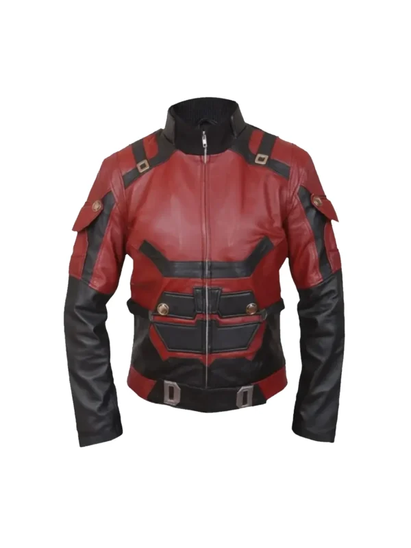 Matt Murdock Daredevil Red Leather Jacket